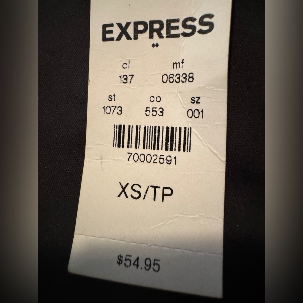 Express Black Sequin Aztec Mini Skirt XSmall NWT - Picture 5 of 5
